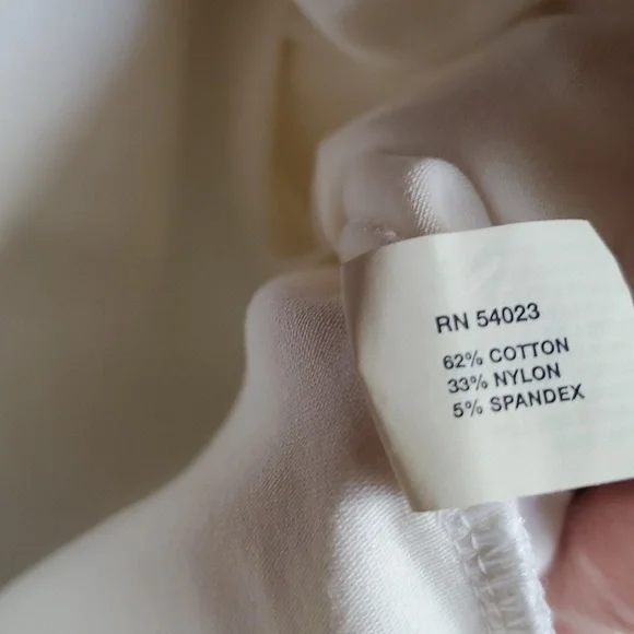 Nwt Gap Stretch Wrap White V-Neck Long Sleeve Top - Picture 5 of 5